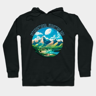 International Mountain Day, Hiking, gift present ideas Hoodie